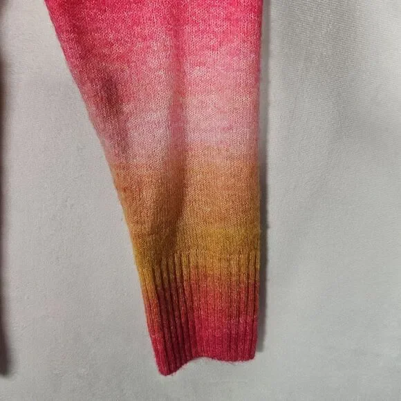Gap Sweater L Multicolor Striped‎ Wool Blend Pullover Tunic Long Sleeve Preppy - Picture 6 of 12